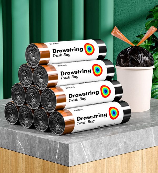 Joybos? Black Trash Bag with Drawstring Z20