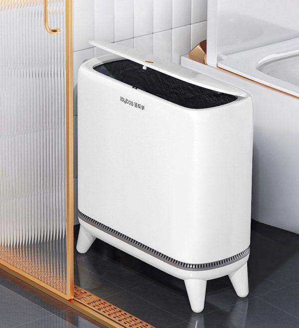 Joybos? Narrow Trash Can With Legs Auto Adsorb Trash Bag Z108