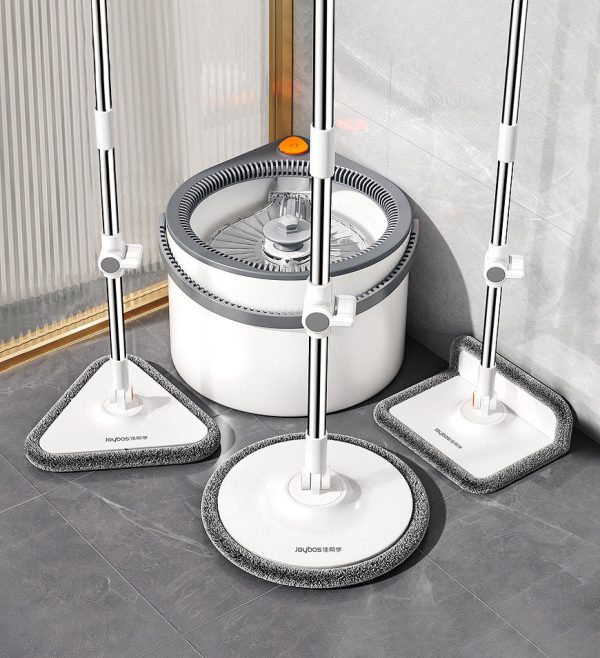 Joybos? 360 Spin Mop Bucket Set and Wringer with Three Types Mop Heads Z56