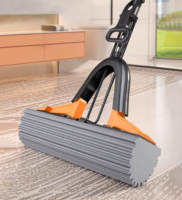 Joybos? Self Squeeze Sponge Mop For Floor Cleaning With 2PCS Refills Z173